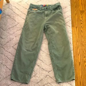 green corduroy empyres size 30